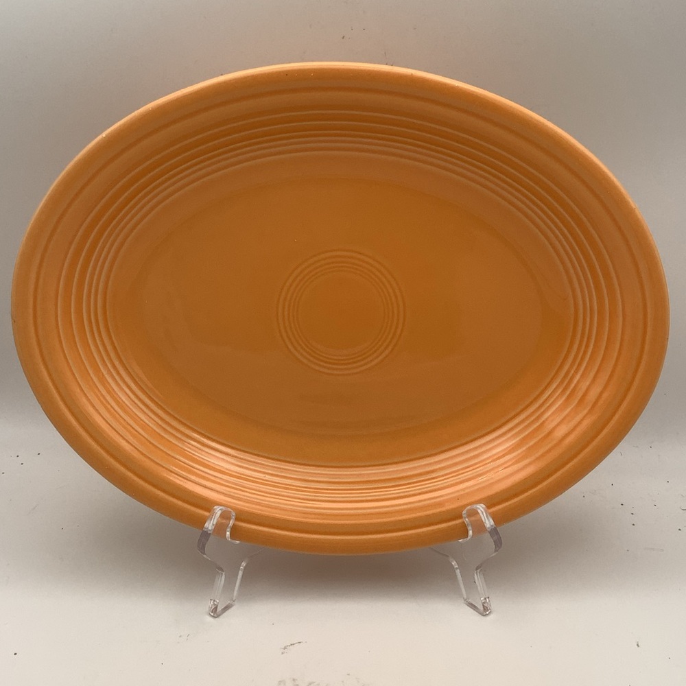Vintage Fiesta Tangerine Oval Platter